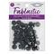 12 Packs: 48 ct. (576 total) Fablastic™ Black Silicone Cord Locks, 10mm